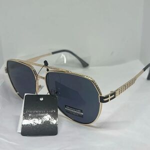 Manhattan Collection Aviator Sunglasses – Maximum UV Protection – Designer Metal